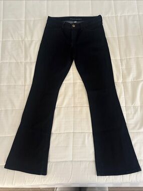 Banana Republic Black Flare Jeans - Sleek Bootcut